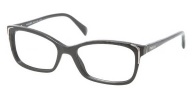 Prada PR 23OV Eyeglasses Eyeglasses - 1AB101 Black / Demo Lens