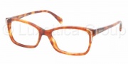 Prada PR 23OV Eyeglasses Eyeglasses - 4BW101 Light Havana / Demo Lens
