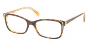 Prada PR 23OV Eyeglasses Eyeglasses - FAL101 Top Havana / Yellow Demo Lens
