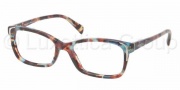 Prada PR 23OV Eyeglasses Eyeglasses - NAG101 Havana Spotted Blue / Demo Lens