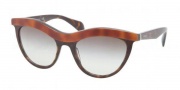 Prada PR 06PS Sunglasses Sunglasses - MA40A7 Top Light Havana / Havana Gray Gradient