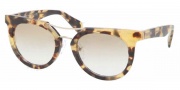 Prada PR 08PS Sunglasses  Sunglasses - 7S09S1 Medium Havana / Brown Gradient 