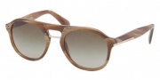 Prada PR 09PS Sunglasses  Sunglasses - MAQ1X1 Light Horn / Brown Gradient