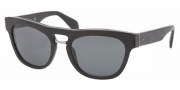 Prada PR 10PS Sunglasses Sunglasses - 1BO1A1 Matte Black Gray