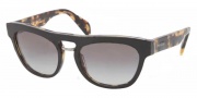 Prada PR 10PS Sunglasses Sunglasses - NAI0A7 Top Black / Medium Havana Gray Gradient 