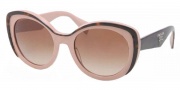 Prada PR 12PS Sunglasses Sunglasses - MAL1Z1 Havana / Pink Brown Gradient 