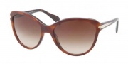 Prada PR 15PS Sunglasses Sunglasses - MA46S1 Top Light Havana 