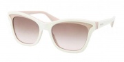 Prada PR 16PS Sunglasses Sunglasses - KAW0A6 Ivory / Powder Brown Gradient 