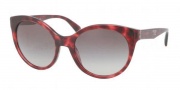 Prada PR 23OS Sunglasses Sunglasses - KAQ0A7 Red Havana / Gray Gradient 