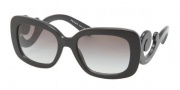 Prada PR 27OS Sunglasses Sunglasses - 1AB3M1 Black / Gray Gradient