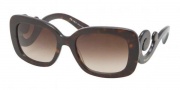 Prada PR 27OS Sunglasses Sunglasses - 2AU6S1 Havana / Brown Gradient