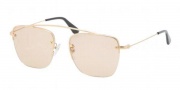 Prada PR 57OS Sunglasses Sunglasses - 5AK9N1 Gold Dark Brown