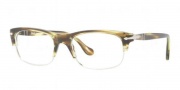 Persol PO 3033V Eyeglasses  Eyeglasses - 967 Spotted Green / Demo Lens