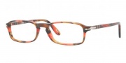 Persol PO 3035V Eyeglasses Eyeglasses - 975 Brown Striped Red / Demo Lens
