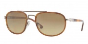 Persol PO 2409S Sunglasses  Sunglasses - 101881 Matte Brown Crystal Polar / Brown Gradient