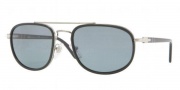 Persol PO 2409S Sunglasses  Sunglasses - 986/4N Shiny Black Crystal / Blue Photo Polar 