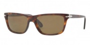 Persol PO 3026S Sunglasses Sunglasses - 24/57 Havana Crystal / Brown Polarized 