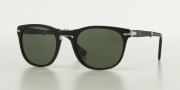 Persol PO 3028S Sunglasses Sunglasses - 95/31 Black / Crystal Green 