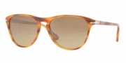 Persol PO 3038S Sunglasses Sunglasses - 960/81 Striped Brown / Photo Polar Gradient Brown