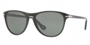 Persol PO 3038S Sunglasses Sunglasses - 95/31 Black / Crystal Green 