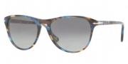 Persol PO 3038S Sunglasses Sunglasses - 973/71  Brown Spotted / Blue Brown Gradient Grey 