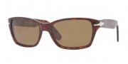 Persol PO 3040S Sunglasses Sunglasses - 24/57 Havana Crystal / Brown Polarizied 