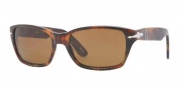 Persol PO 3040S Sunglasses Sunglasses - 108/33 Light Havana / Crystal Brown