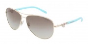 Tiffany & Co. TF3034 Sunglasses Sunglasses - 60213M Pale Gold Green Gradient
