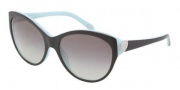 Tiffany & Co. TF4065B Sunglasses Sunglasses - 80553C Top Black / Blue Gray Gradient