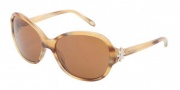 Tiffany & Co. TF4068B Sunglasses Sunglasses - 8077R1 Honey Brown / Brown