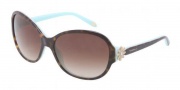 Tiffany & Co. TF4068B Sunglasses Sunglasses - 81343B Top Havana / Blue Brown Gradient 