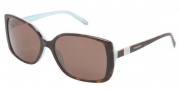 Tiffany & Co. TF4071B Sunglasses Sunglasses - 81343G Blue Havana / Brown