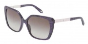 Tiffany & Co. TF4074B Sunglasses Sunglasses - 81483M Striped Violet / Green Gradient 