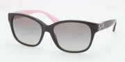 Coach HC8035Q Sunglasses Sunglasses - 505311 Black / Grey Gradient