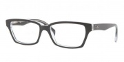 Ray Ban RX5280 Eyeglasses Eyeglasses - 2034 Top Black On Transparent