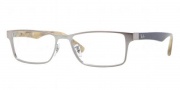 Ray Ban RX6238 Eyeglasses Eyeglasses - 2553 Brushed Gunmetal