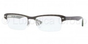 Ray Ban RX7014 Eyeglasses Eyeglasses - 2489 Top Havana On Green