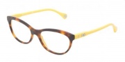 D&G DD1245 Eyeglasses Eyeglasses - 2606 Havana On Yellow