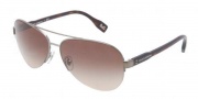 D&G DD6092 Sunglasses Sunglasses - 090/13 Gunmetal / Brown Gradient