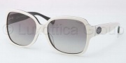 Coach HC8043F Sunglasses Sunglasses - 509011 White Black / Grey Gradient
