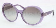 Coach HC8046F Sunglasses Sunglasses - 509711 Transparent Purple / Grey Gradient 