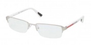 Prada Sport PS 51DV Eyeglasses Eyeglasses - 1BC101 Silver / Demo Lens