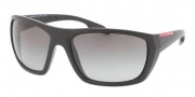 Prada Sport PS 01OS Sunglasses Sunglasses - FAD3M1 Matte Black / Gray Gradient 