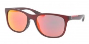 Prada Sport PS 03OS Sunglasses Sunglasses - MAZ6Y1 Amaranth Demi Shiny Red / Multi Layer