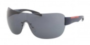 Prada Sport PS 05NS Sunglasses Sunglasses - MAG9P1 Silver / Mirror Blue 