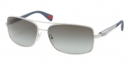 Prada Sport PS 50OS Sunglasses Sunglasses - 1BC3M1 Silver / Gray Gradient