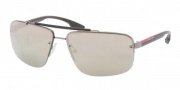 Prada Sport PS 52OS Sunglasses Sunglasses - 5AVIC0 gunmetal / Mirror Gold 