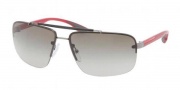 Prada Sport PS 52OS Sunglasses Sunglasses - 5AV3M1 Gunmetal / Gray Gradient 