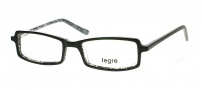 Legre LE136 Eyeglasses Eyeglasses - 435 Black / Silver 3D Pattern 