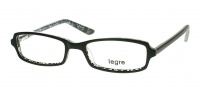 Legre LE134 Eyeglasses  Eyeglasses - 435 Black / Silver 3D Pattern